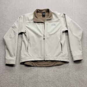 The North Face Women’s Apex Bionic Softshell Full Zip Jacket Cream Size Small